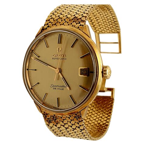 omega de ville gold price|omega deville gold watch price.